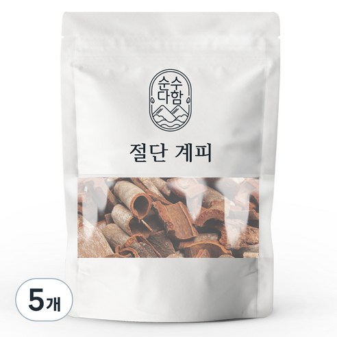 순수다함 절단계피, 200g, 5개