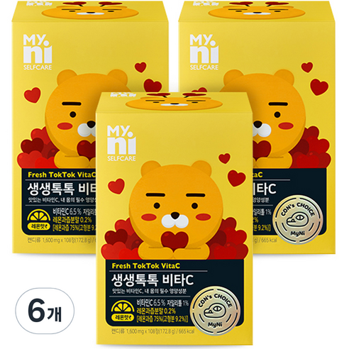 마이니 생생톡톡 비타C, 108정, 6개