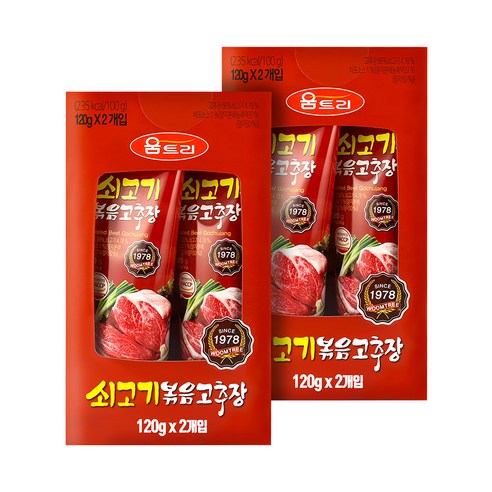 움트리 쇠고기 볶음고추장, 120g, 4개