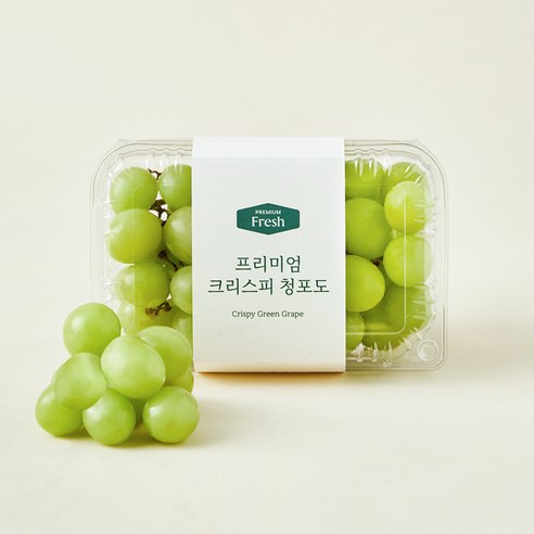 프리미엄 크리스피 청포도, 500g, 1개 - 포도 | 쿠팡