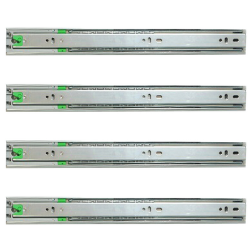 서랍레일 3단 광폭 댐핑레일 250mm, 4개