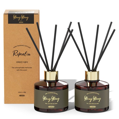리피트인 퍼퓸 디퓨저, 일랑일랑, 200ml, 2개