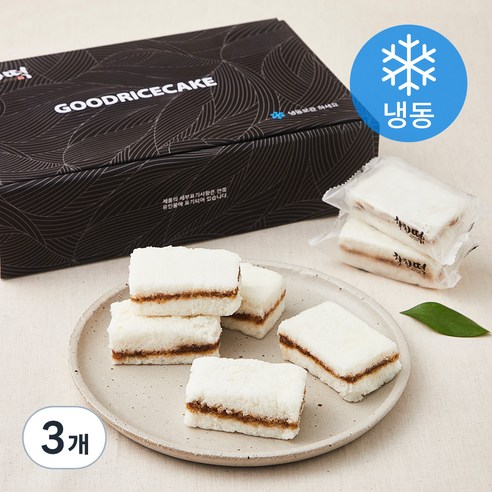 착한떡 달콤한 우유백설기 (냉동), 45g, 20개입, 3개