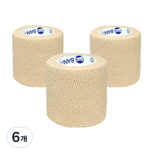 밴드골드 자가 점착 압박용밴드 코바 50mm x 4.5m, 1개입, 6개