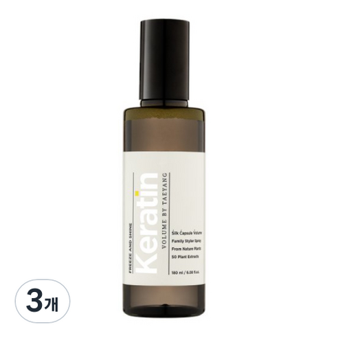 볼륨바이태양 케라틴 볼륨 볼류머 시즌 투, 180ml, 3개