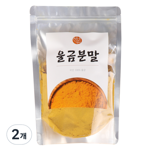 한바른식품연구소 울금분말, 300g, 2개