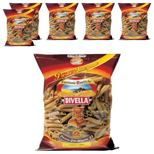 디벨라 통밀 펜네 파스타, 500g, 6개