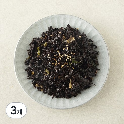 집반찬연구소 파래김무침, 3개, 100g