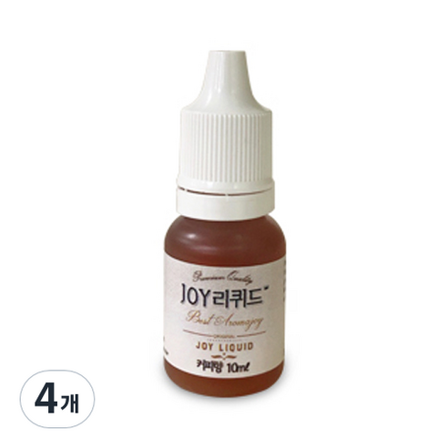 아로마조이 조이리퀴드 슬라임 향료 10ml, 4개, 커피