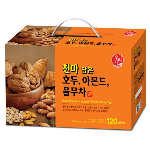 우리차 천마 담은 호두 아몬드 율무차, 18g, 120개입, 1개