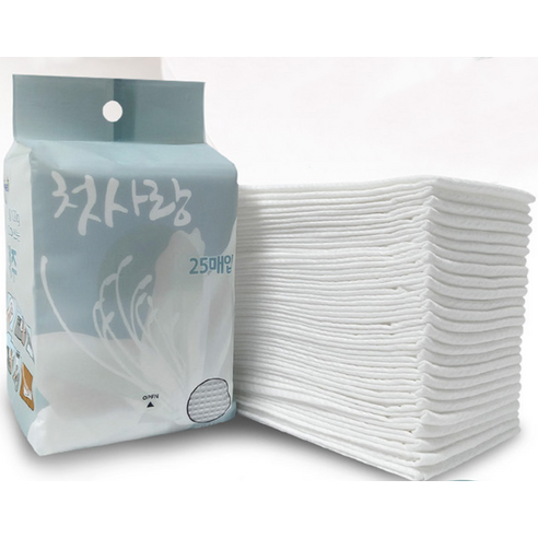 에파타클린업 건식 엠보싱 행주포, 25개, 4개