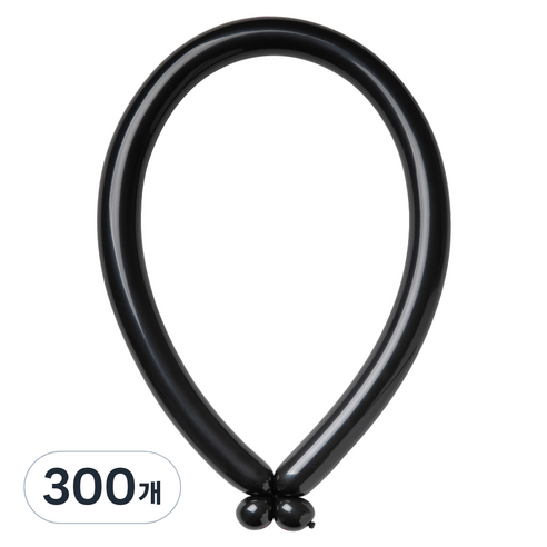 조이벌룬 260 풍선, 블랙, 300개