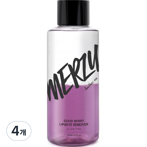 머지 굿 베리 립 앤 아이 리무버, 210ml, 4개