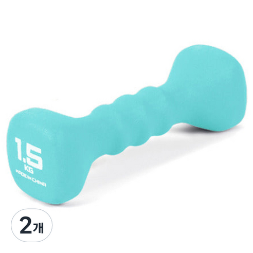 아이워너 네오프렌 사각 아령, 1.5kg, 2개