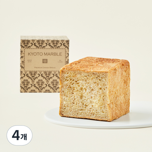 교토마블 통밀 데니쉬 식빵, 460g, 4개