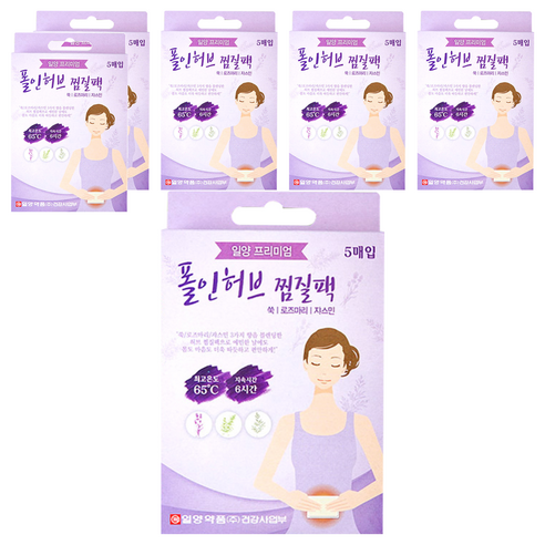 일양약품 폴인허브 찜질팩 5p, 6개