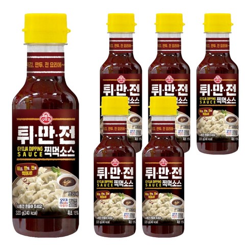 오뚜기 튀만전 찍먹소스, 6개, 320g