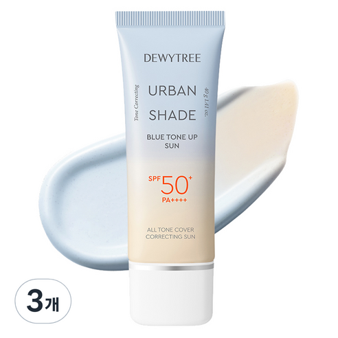 듀이트리 어반 쉐이드 블루 톤업 선크림 SPF50+ PA++++, 40g, 1개