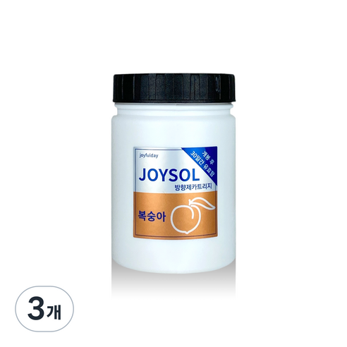 기분좋은날 방향제 카트리지 리필 복숭아 소, 180g, 3개, 과일/트로피칼향