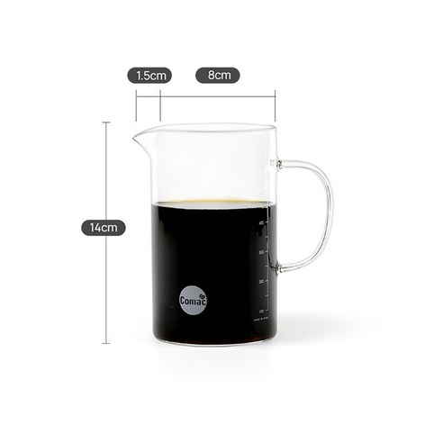 코맥 티타늄 드리퍼와 계량 유리 서버: 향긋한 커피 경험을 위한 필수품