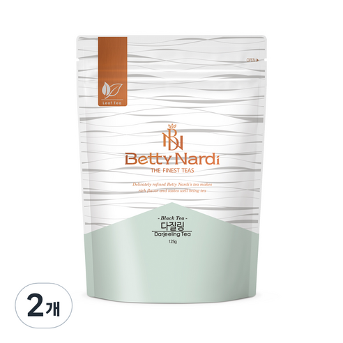 베티나르디 다즐링 지퍼백, 125g, 1개입, 2개