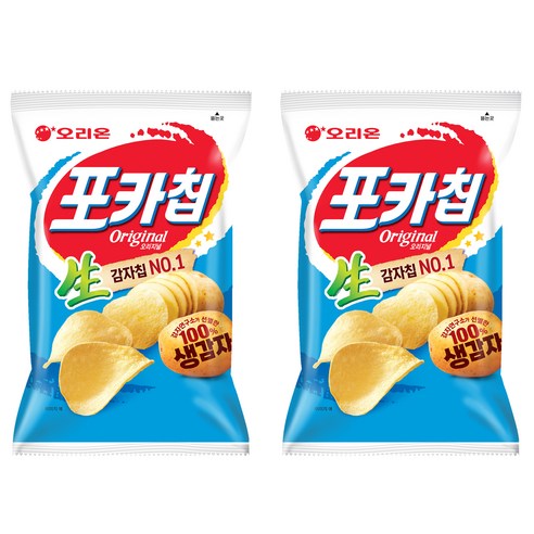 오리온 포카칩 오리지널, 137g, 4개