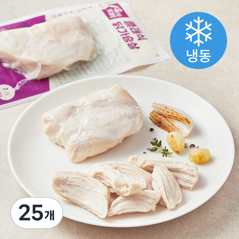 육식토끼 클래식 닭가슴살 (냉동), 100g, 25개, 1개입