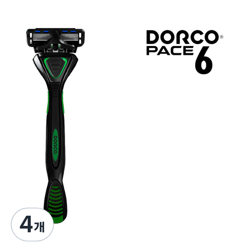 도루코 면도기 pace 6+면도날2입 무료증정, 1개입, 4개