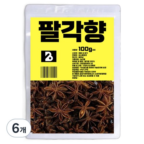 비니플랑센 팔각향, 100g, 6개