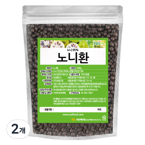 생생드림 노니 환, 2개, 500g