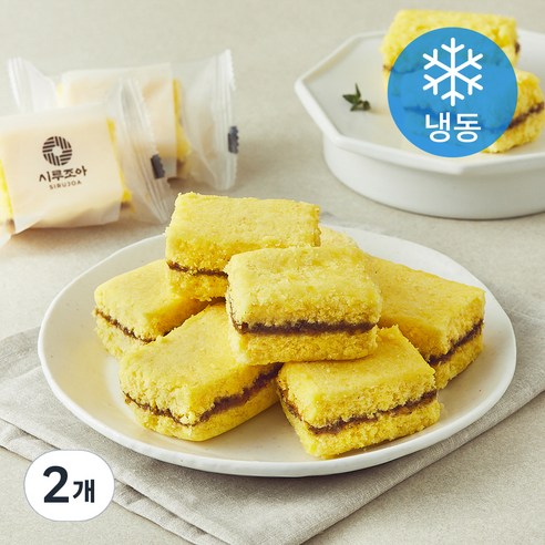 시루조아 단호박 품은 달콤한 설기 (냉동), 450g, 2개