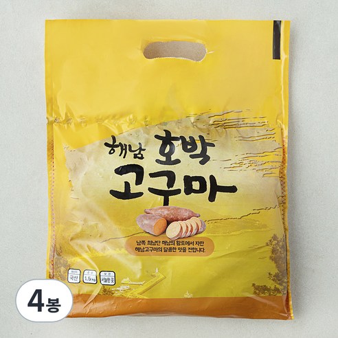 맛젤 해남 호박고구마, 1.5kg(상), 4봉