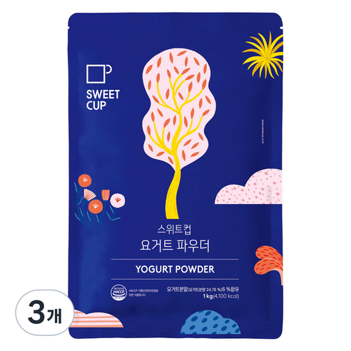 스위트컵 요거트 파우더, 1kg, 1개입, 3개