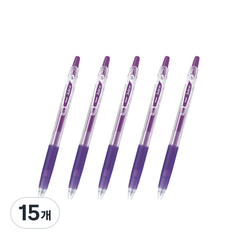 파이롯트 쥬스 젤잉크펜 0.38mm, 그레이프, 15개
