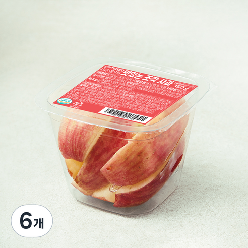 곰곰 맛있는 조각 사과, 6개, 150g
