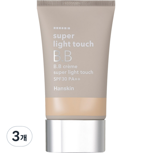 한스킨 수퍼 라이트 터치 비비크림, 3개, 30g
