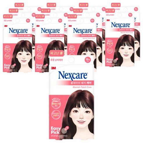 3M All New 넥스케어 블레미쉬 패치 케어, 18개입, 12개