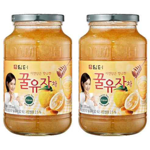 담터 꿀유자차, 1kg, 1개입, 2개