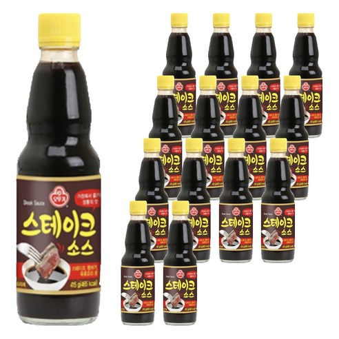 오뚜기 스테이크 소스, 415g, 15개