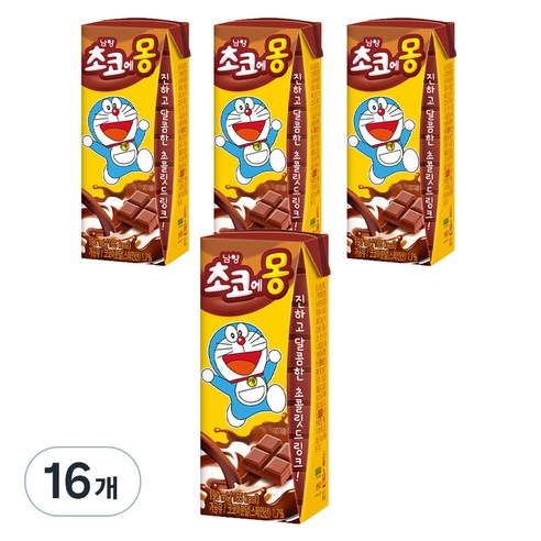 남양유업 초코에몽, 190ml, 16개