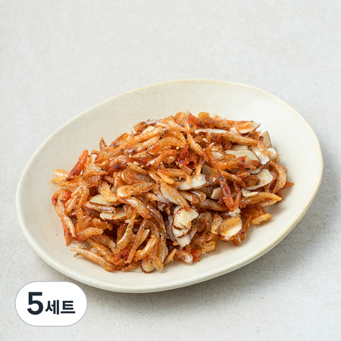 우리아이튼튼 아몬드 보리새우 볶음 만들기 세트 140g, 5세트