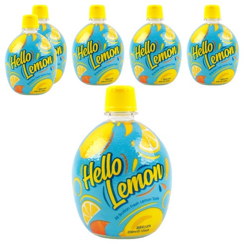 헬로레몬, 200ml, 6개