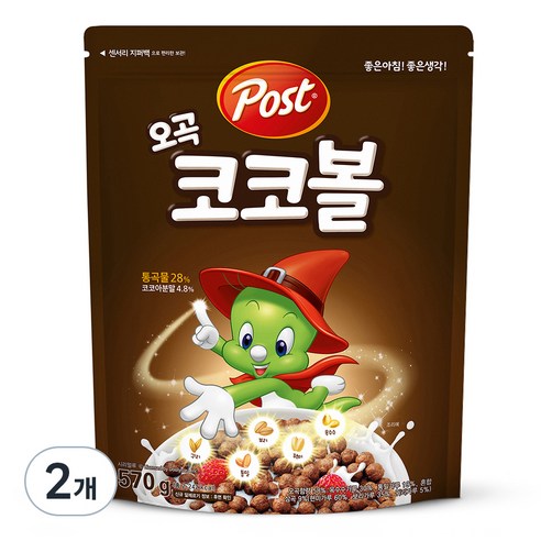 포스트 오곡 코코볼, 570g, 2개 570g × 2개 섬네일