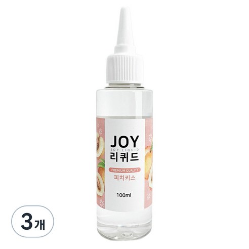 아로마조이 조이리퀴드 슬라임 향료 100ml, 3개, 피치키스