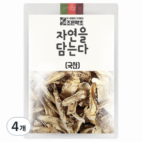 조은약초 프리미엄 잘게자른 도라지, 150g, 1개입, 4개