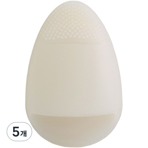 실리만 실리콘 세안 솔 WSS312, 코튼베이지, 5개, 코튼베이지
