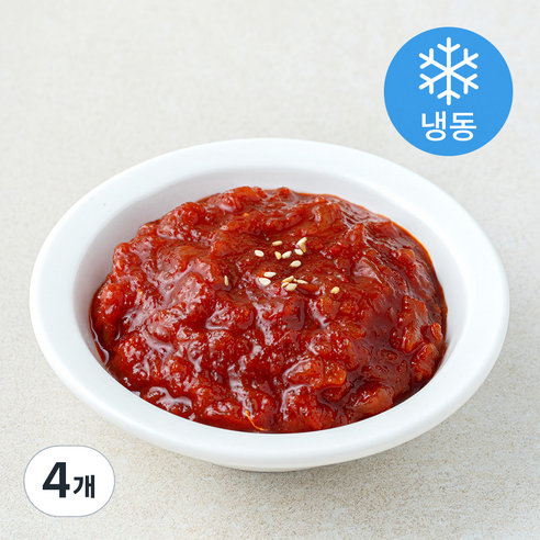 찬드레 미식 순살양념게장 (냉동), 200g, 4개