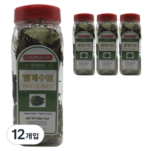 청은 월계수잎, 40g, 12개입