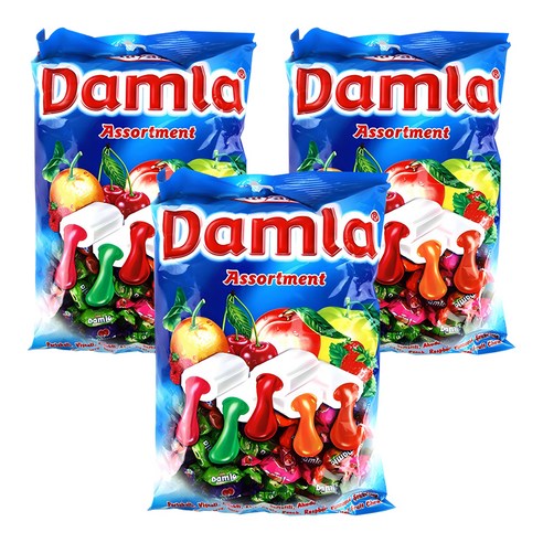 담라 어소티드 소프트캔디, 1kg, 3개