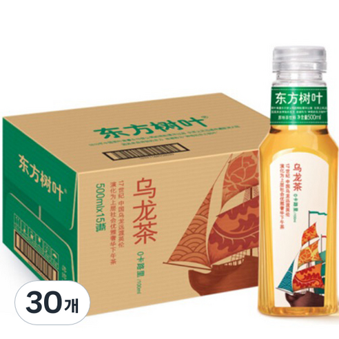 농부산천 동방수예 우롱차, 30개, 500ml
